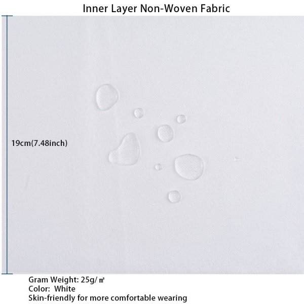 Non-woven fabric kit 3 layers intermediate filtering fabric blown by fusion.
