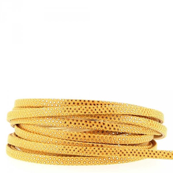 Yellow/Gold lizard strap 05 mm per 20 cm