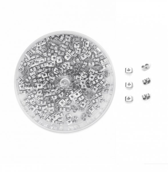 Batch of 200 tips N&deg;04 (that is to say 100 pairs) pushers for earrings.