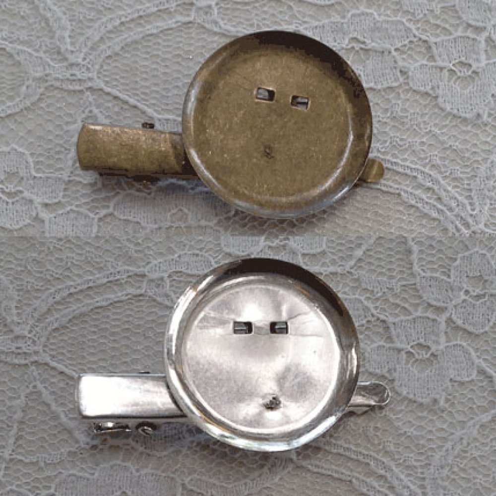 Set of 5 tray pin holders - Bronze color 48 mm x 8 mm.