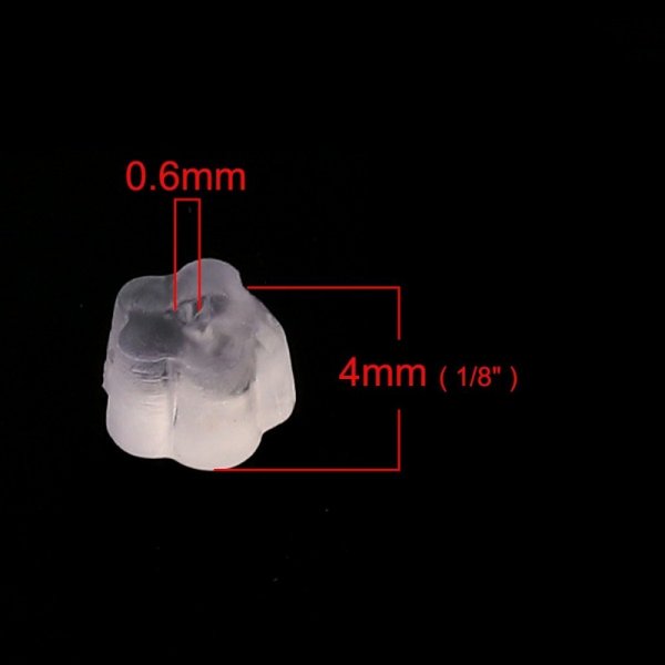 Lot of 600 tips N&deg;01 (300 pairs) pushers for earrings.