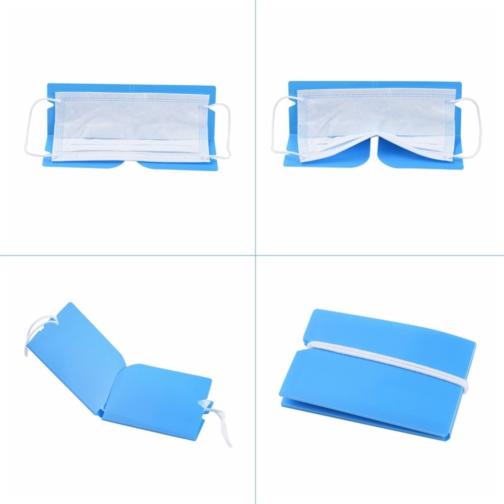 Dark Blue Plastic Storage Clip Organizer