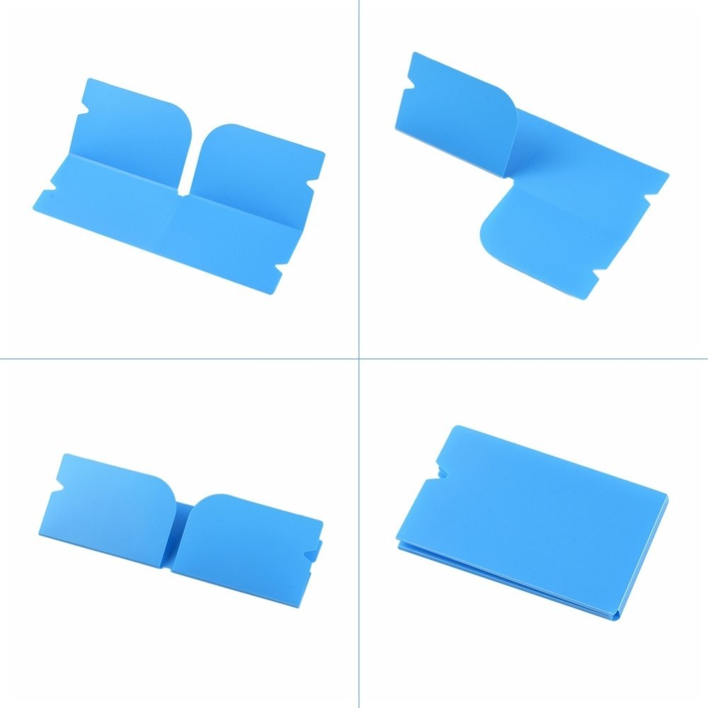 Dark Blue Plastic Storage Clip Organizer