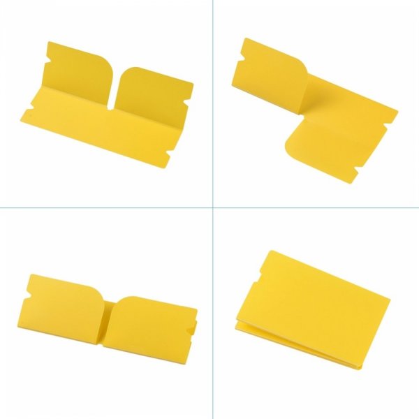 Plastic Storage Clip Organizer Yellow