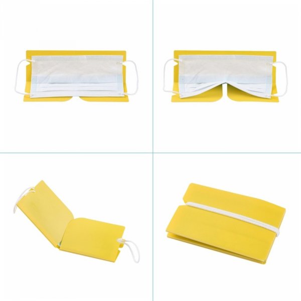 Plastic Storage Clip Organizer Yellow