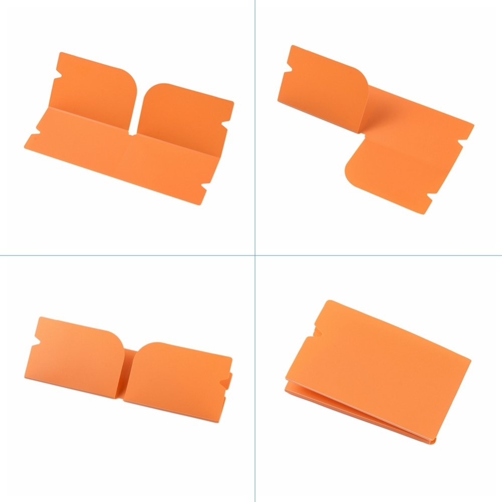 Orange Plastic Storage Clip Organizer