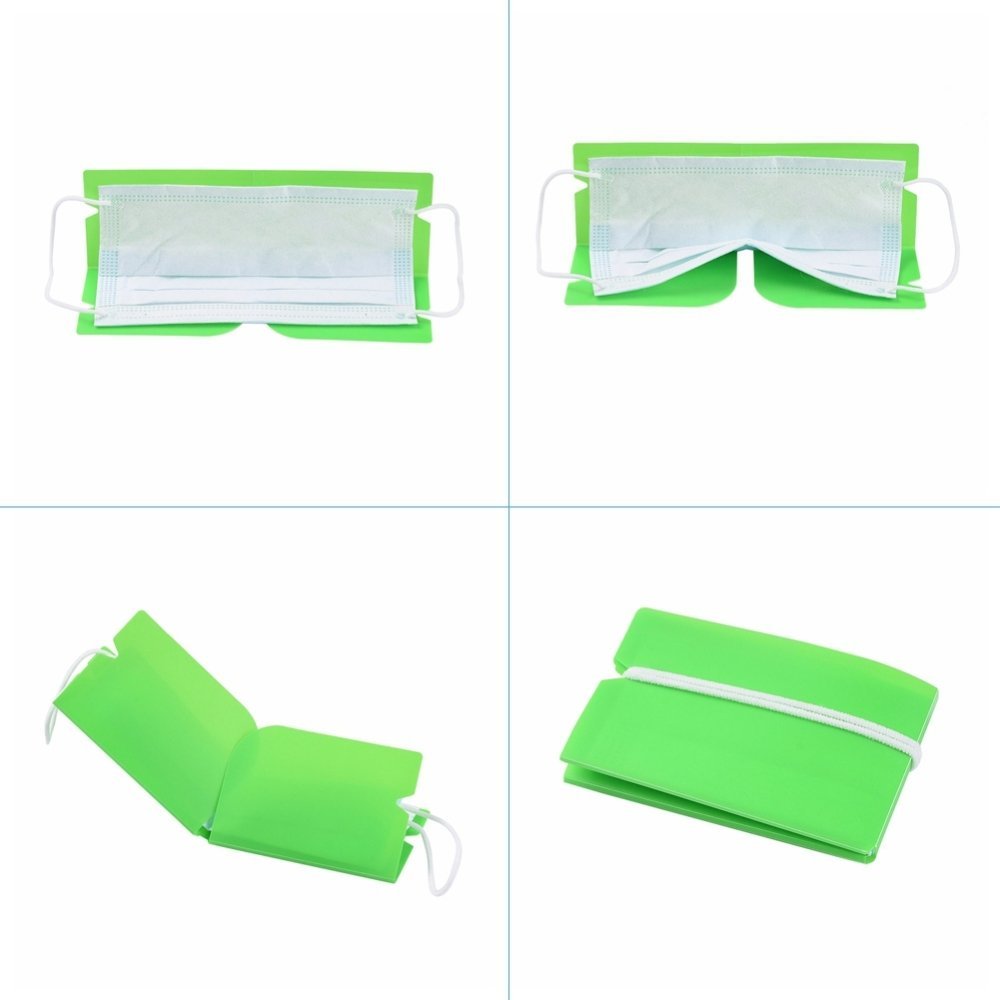 Lime Plastic Storage Clip Organizer