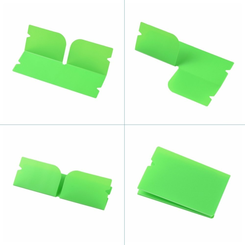 Lime Plastic Storage Clip Organizer