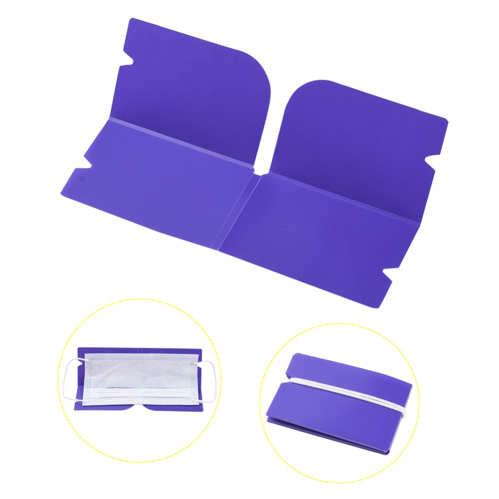 Purple Plastic Storage Clip Organizer