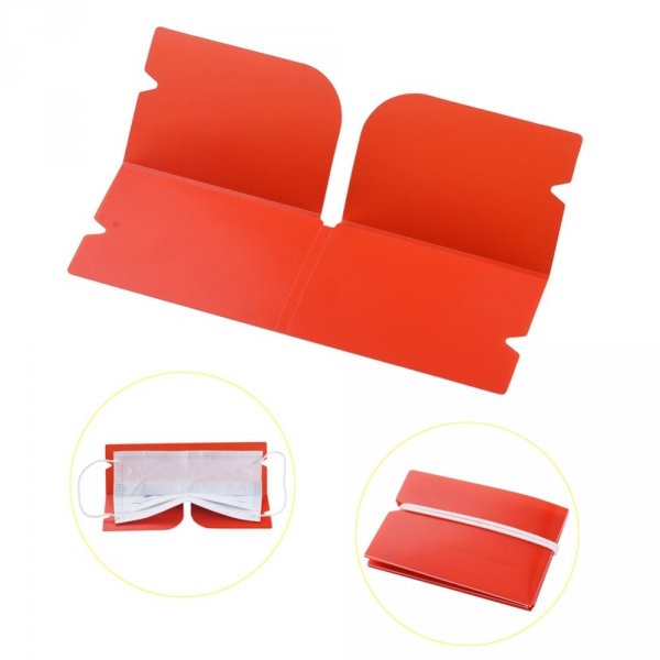 Plastic Storage Clip Organizer Red