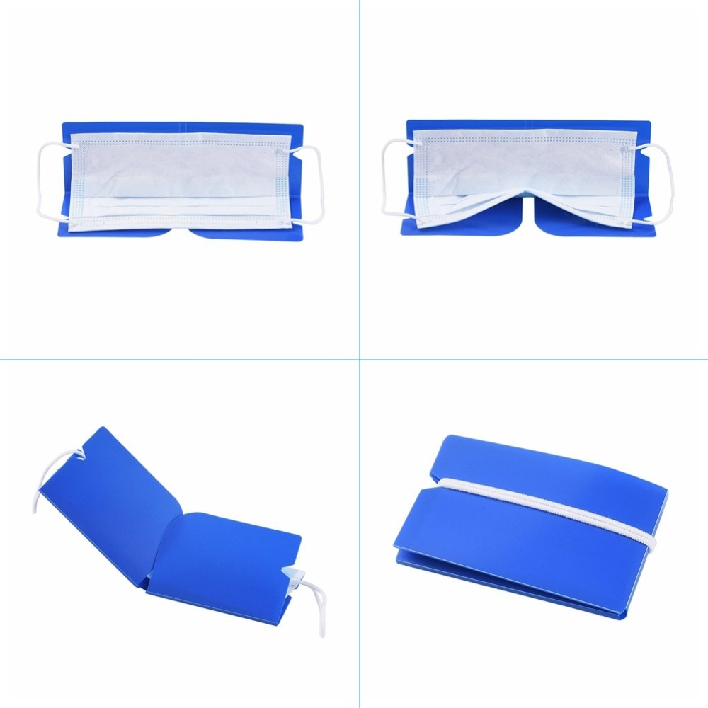 Dodgerblue Plastic Storage Clip Organizer