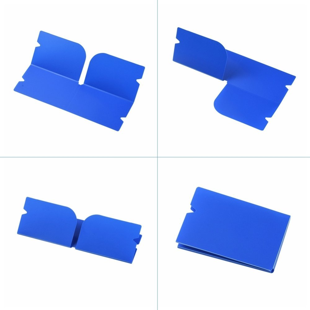 Dodgerblue Plastic Storage Clip Organizer