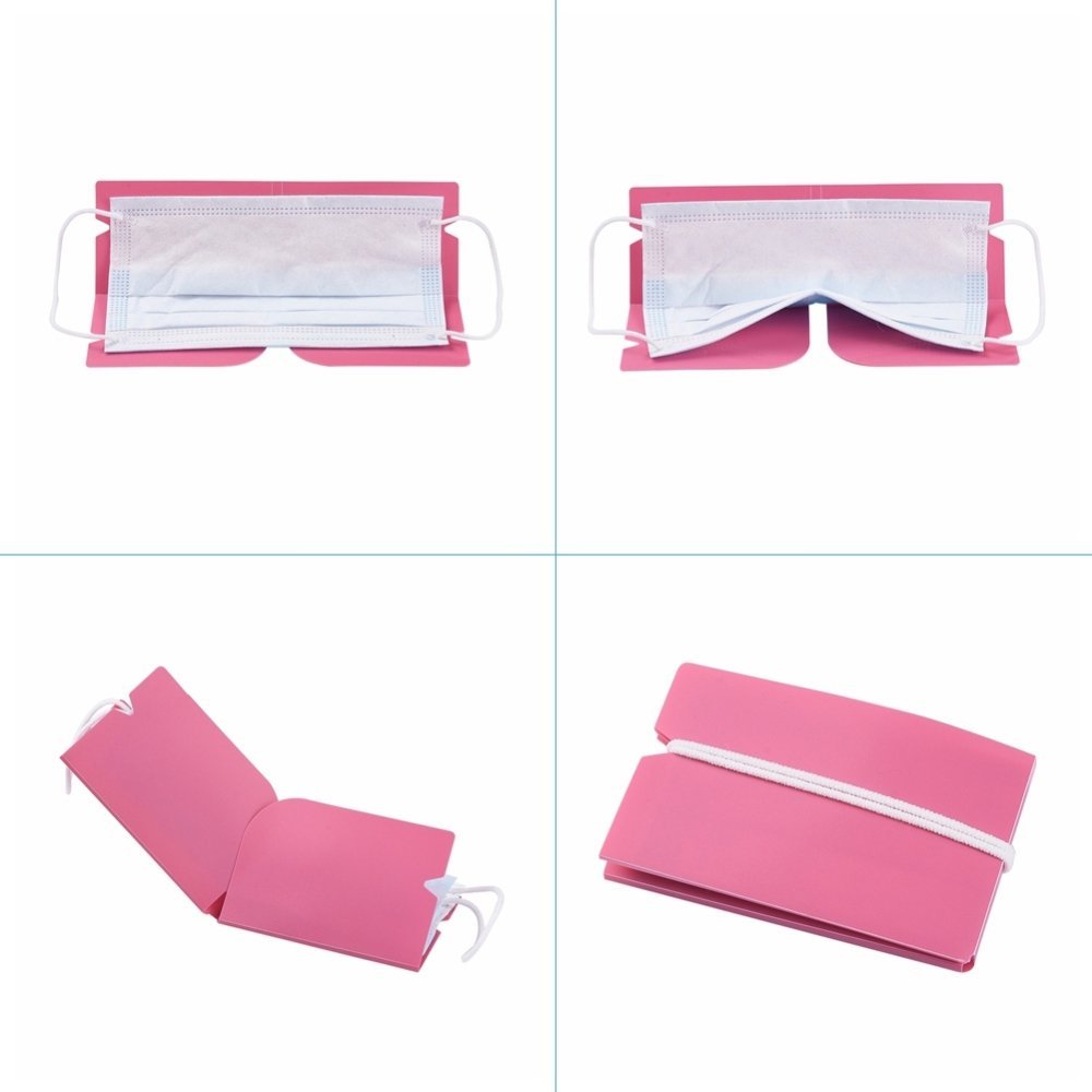 Pink Plastic Storage Clip Organizer