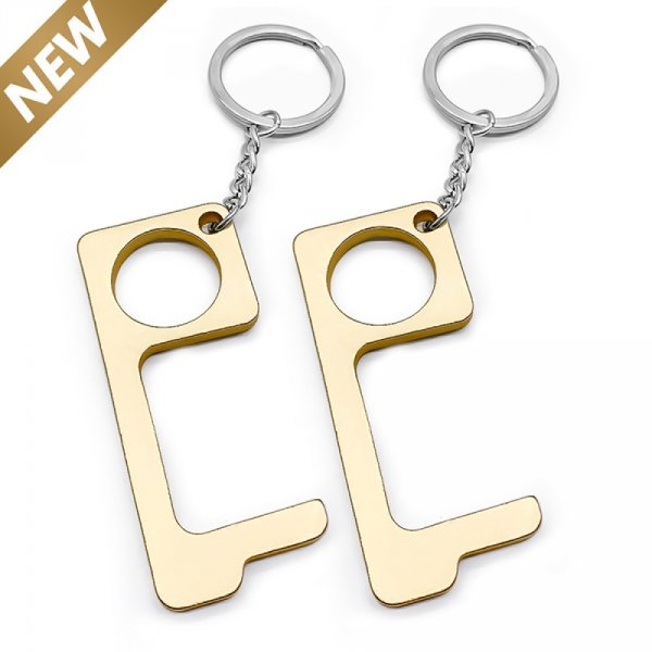 Contactless door opener N&deg;01 Brass