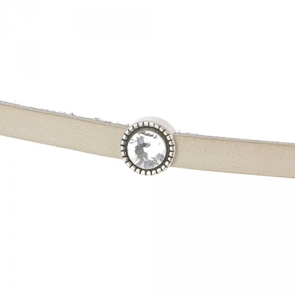 Passage 06 mm in Zamak N&deg;09 Silver