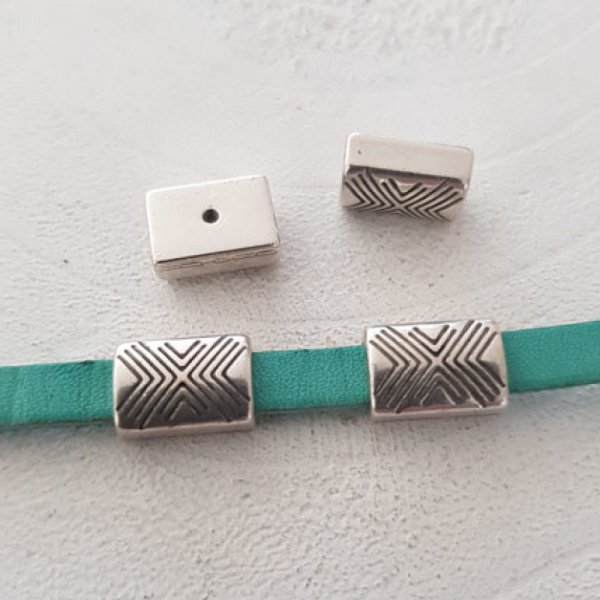 Passage 06 mm in Zamak N&deg;23 Silver