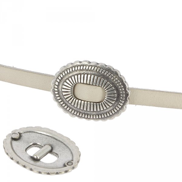 Passage 06 mm in Zamak N&deg;35 Silver