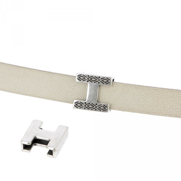 Passage 10 mm in Zamak N&deg;17 Silver