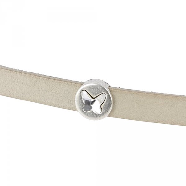 10 mm Zamak Passage N&deg;27 Silver