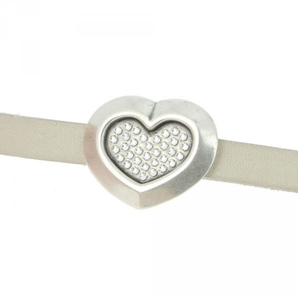 10 mm Zamak N&deg;52 Silver pass-through