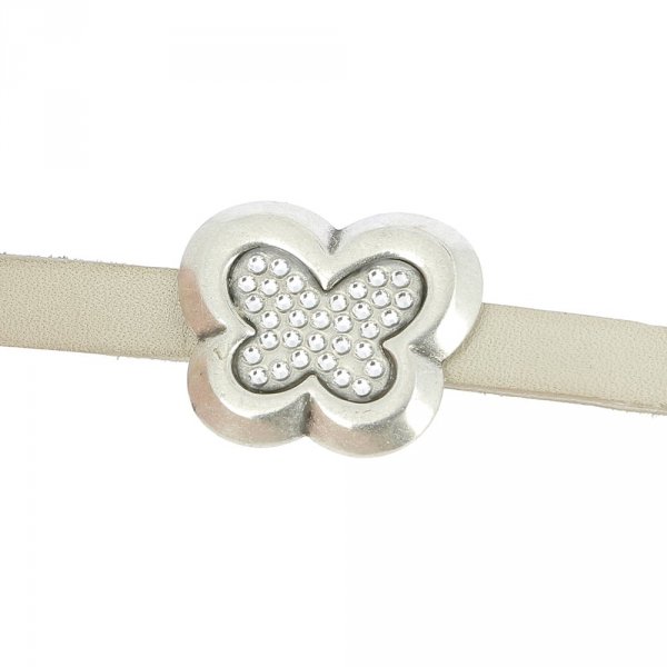 10 mm Zamak pass-through N&deg;53 Silver