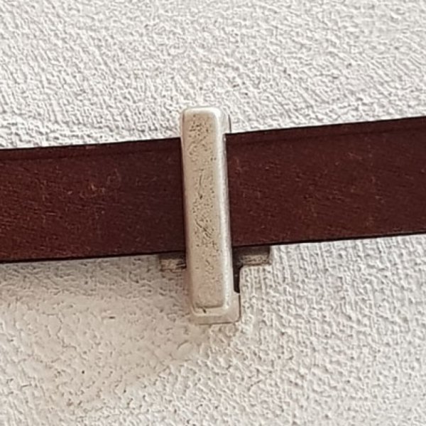 Zamak N&deg;27 Silver 13 mm pass-through