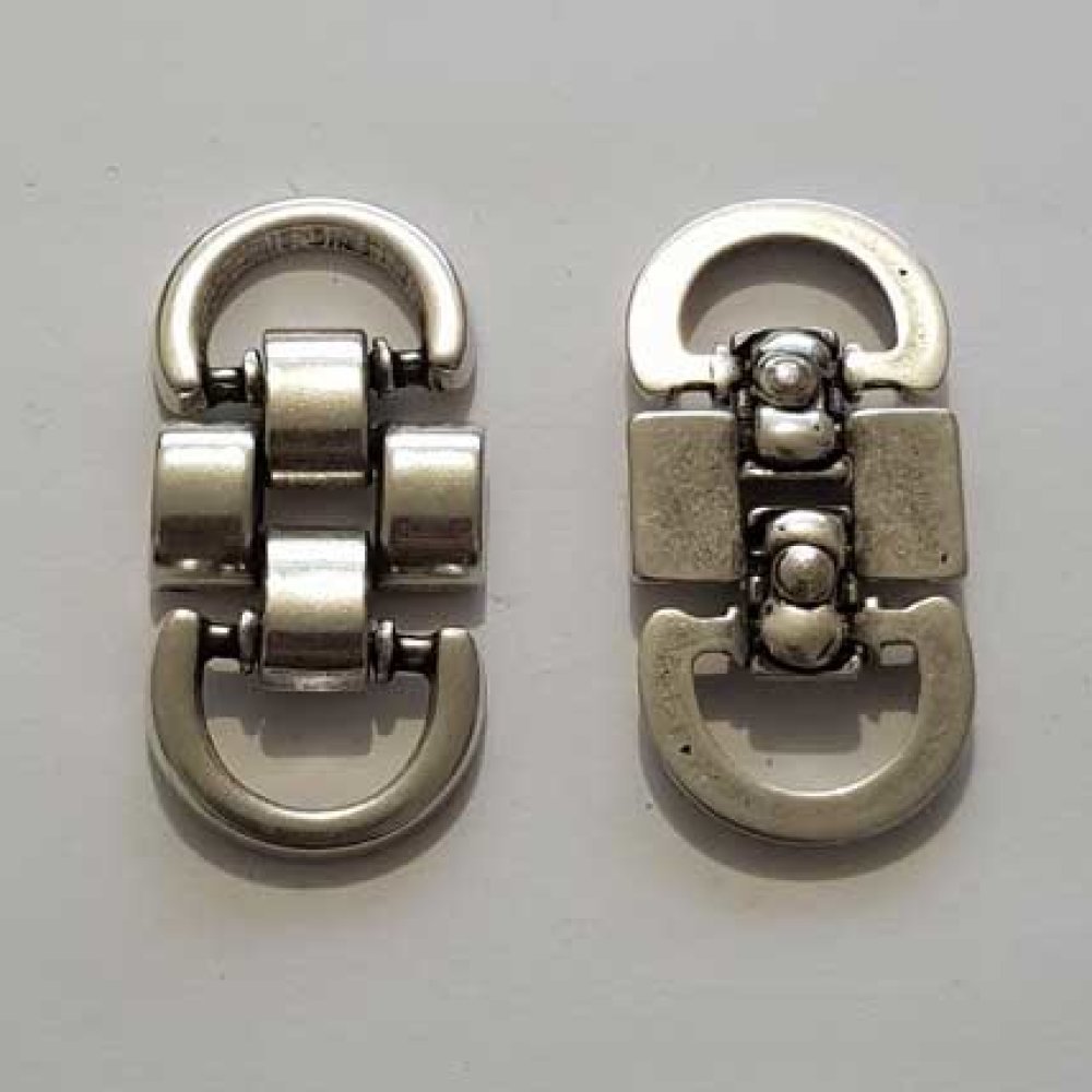 Passant 13 mm en Zamak N°28 Argent Mors à Cheval