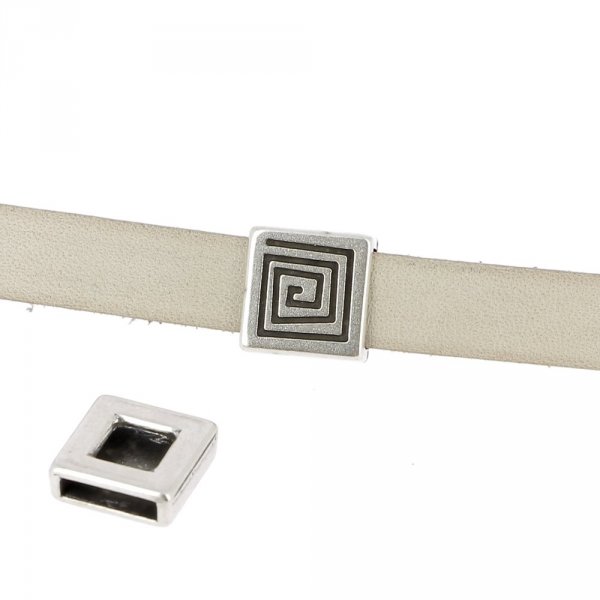 Zamak N&deg;04 Silver 13 mm pass-through