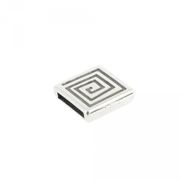 Zamak N&deg;04 Silver 13 mm pass-through