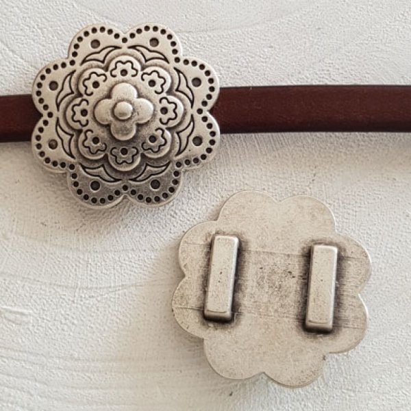 13 mm Zamak N&deg;10 Silver Passage