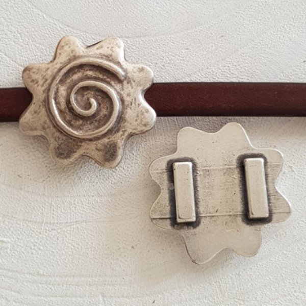 13 mm Zamak N&deg;12 Silver Passage