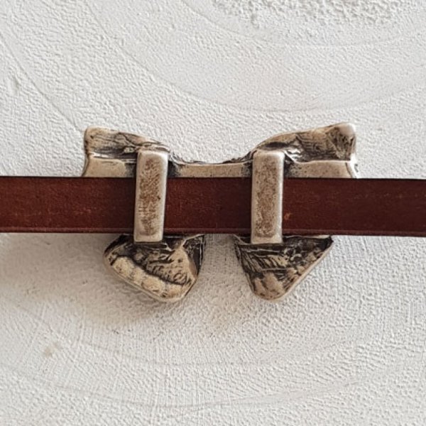 13 mm Zamak N&deg;19 Silver Passage