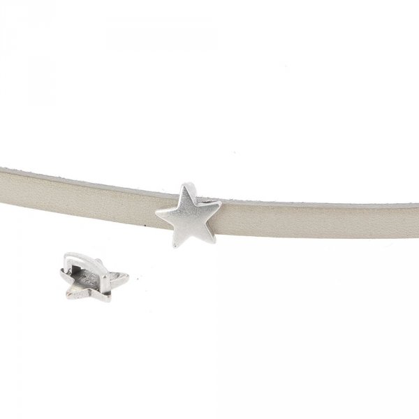 5 mm Zamak pass-through N&deg;07 Silver