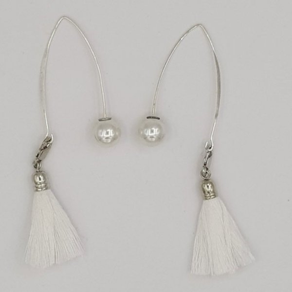 Bead 1 push hole 10 mm White