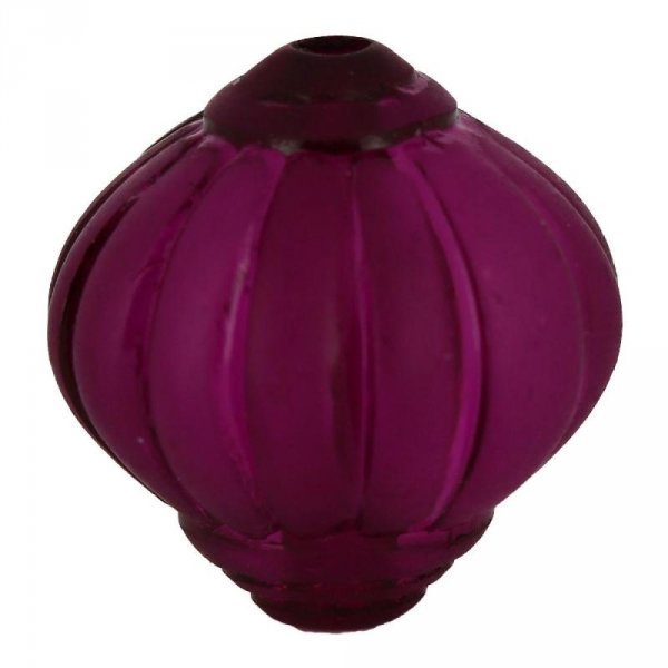 Pearl Lucite Striated Lampwork Aubergine