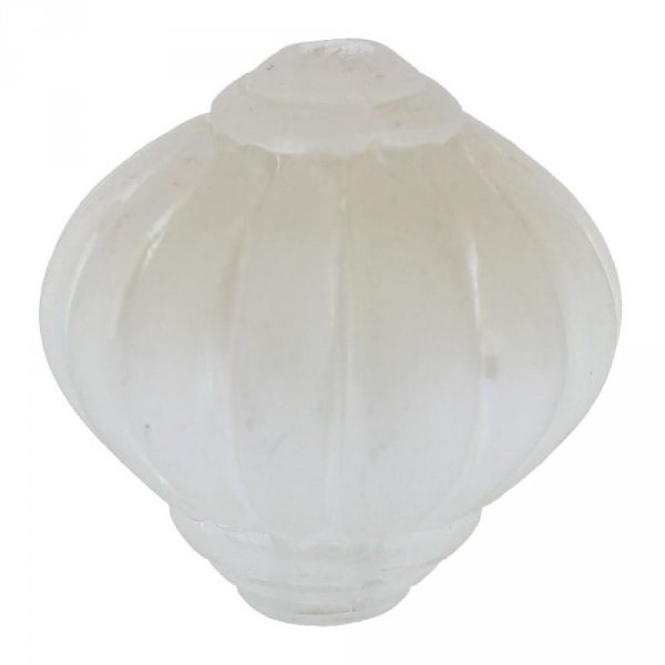 Pearl Lucite Lampion Shape Striated Crystal