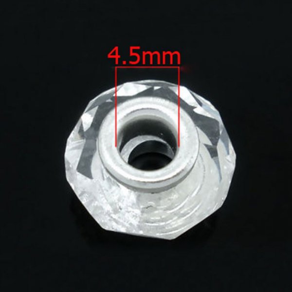 Perle N&deg;0108 transparent compatible europ&eacute;en