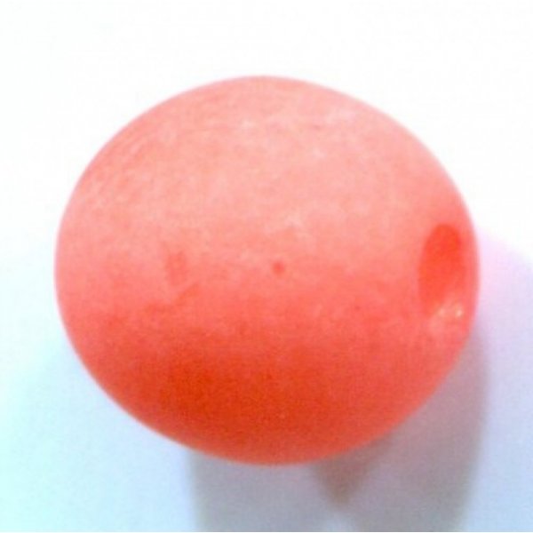 Perle Polaris Mat Ronde 16 mm padparadscha 01 x 1 Pi&egrave;ce