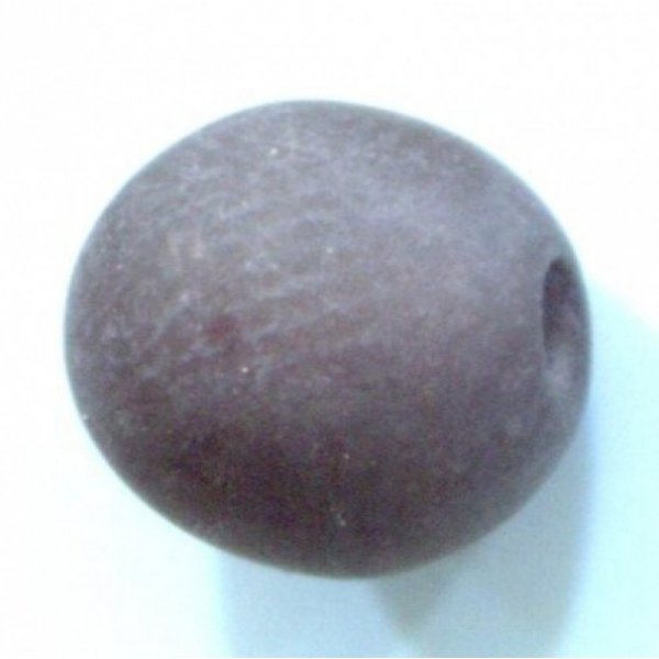 Perle Polaris Mat Ronde 12 mm black diamond 01 x 1 Pi&egrave;ce