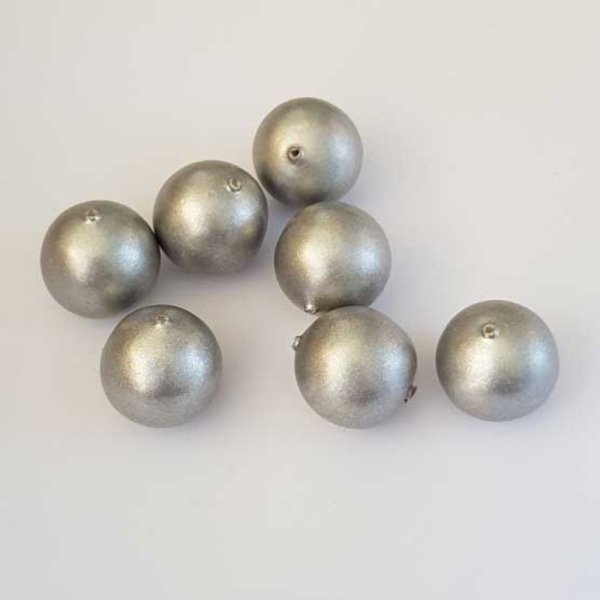 Perle Ronde Papier Mach&eacute; PM 18mm N&deg;001