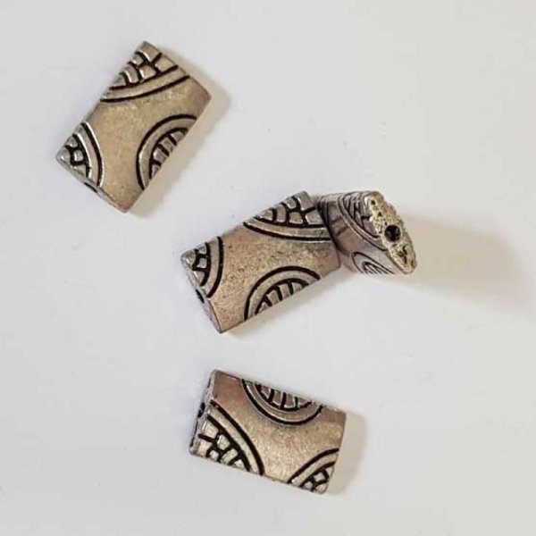 Perle divers en m&eacute;tal argent&eacute; 018 argent