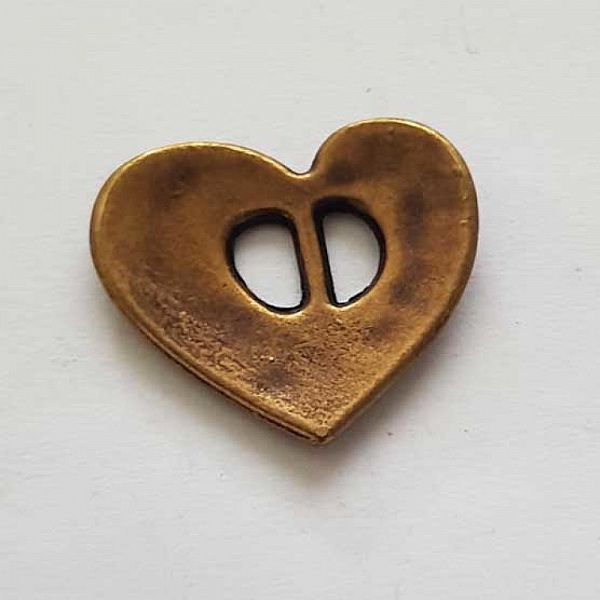 Perle passant rectangle pour cuir 06 mm Bronze N&deg;07