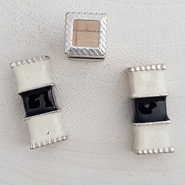 Silver tube pearl N&deg;17