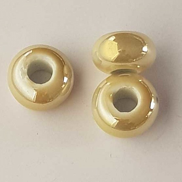 Perle ronde c&eacute;ramique N&deg;04 14 mm