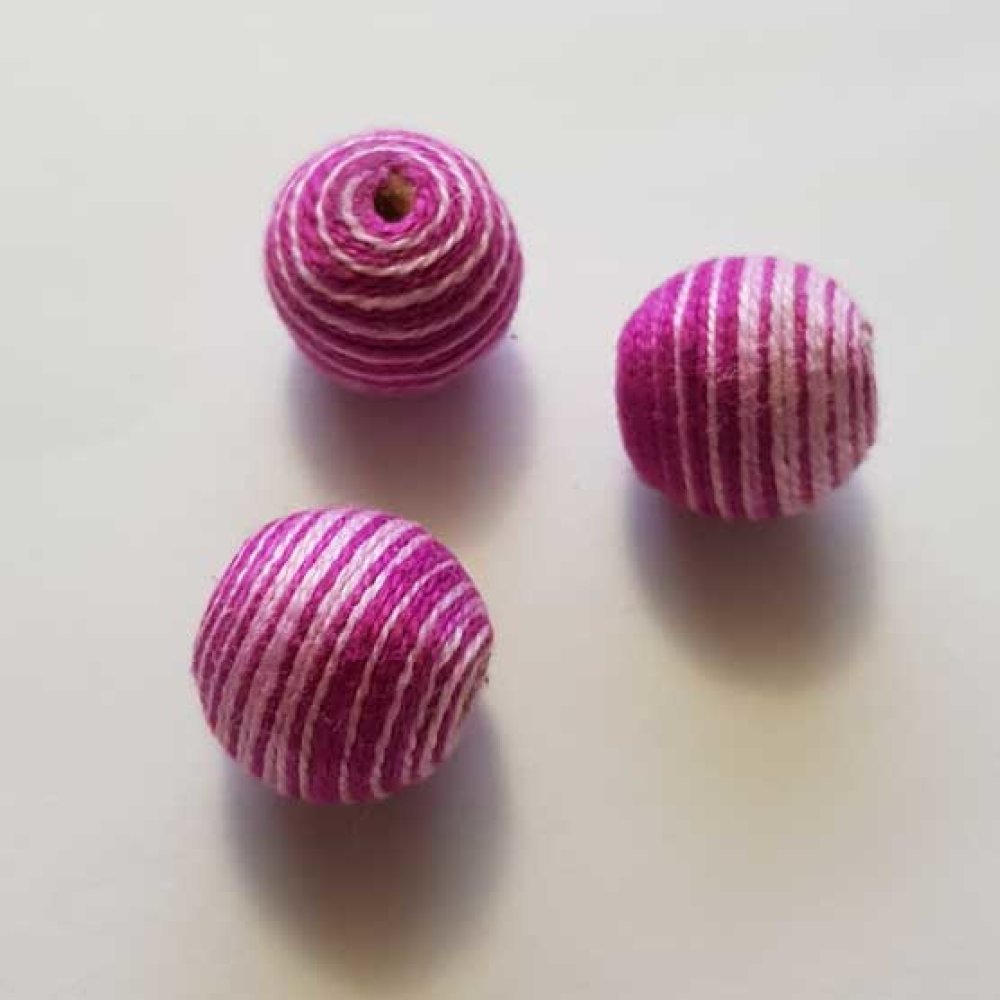 Bead woven wire 19 mm Purple