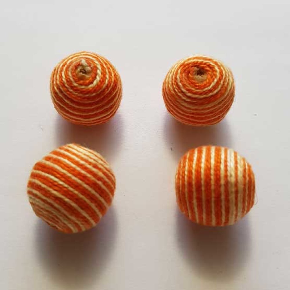 Woven bead in 19 mm thread