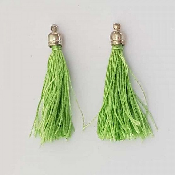 Pompon 50 mm N&deg;01 Vert