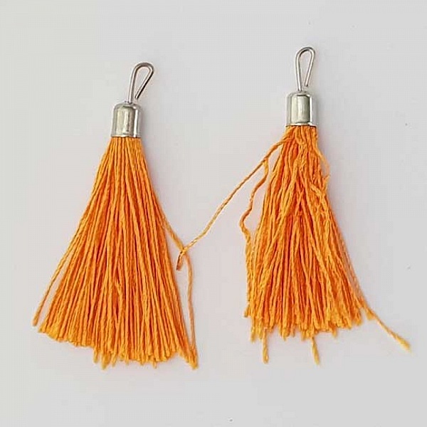 Pompon 50 mm N&deg;02 Orange