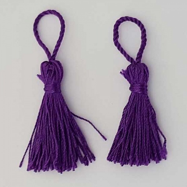 Pompon 60 mm N&deg;09 Violet