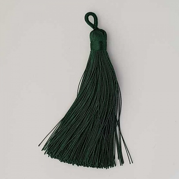 Pompon 90 mm N&deg;04 Vert Fonc&eacute;